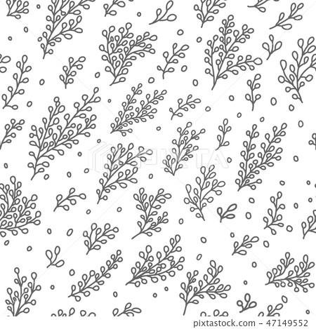 Monochrome vector seamless pattern Monochrome vector seamless pattern 47149552