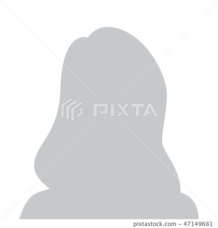 Person gray photo placeholder woman 47149681