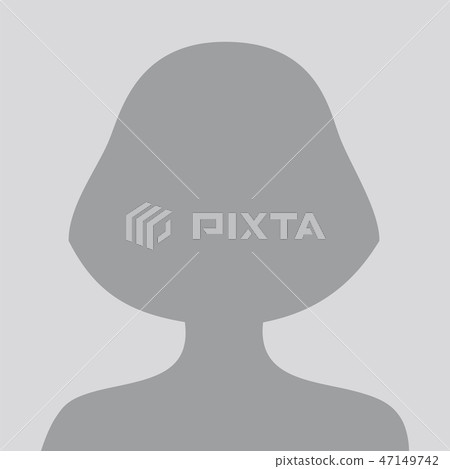 Person gray photo placeholder woman 47149742