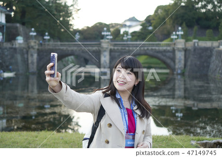 Foreigners and Tokyo sightseeing Foreigners and Tokyo sightseeing 47149745