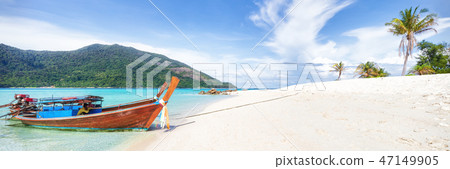 Asian tropical beach paradise in Thailand 47149905