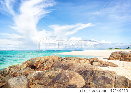 Asian tropical beach paradise in Thailand 47149913