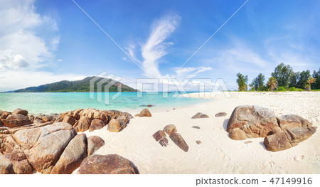 Asian tropical beach paradise in Thailand 47149916