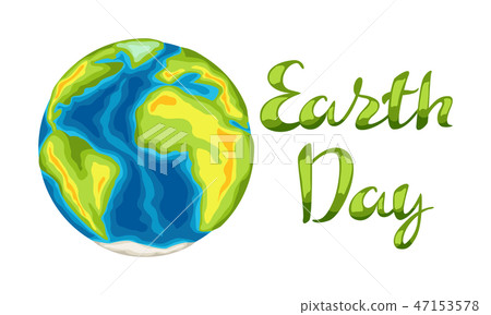 Happy Earth Day card. Happy Earth Day card. 47153578