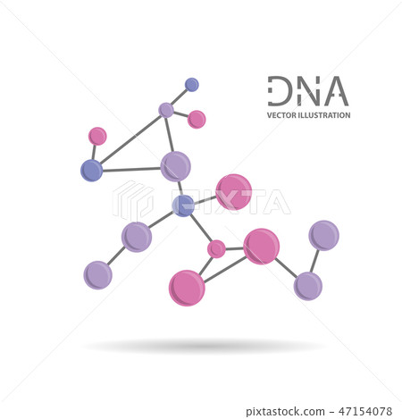 Molecules Concept of neurons and nervous system vector Molecules Concept of neurons and nervous system vector 47154078