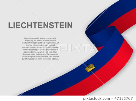 waving flag. Template for independence day 47155767