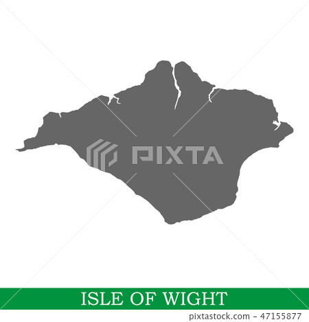 High quality map of island 47155877