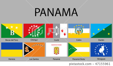 all Flags of provinces of Panama 47155961