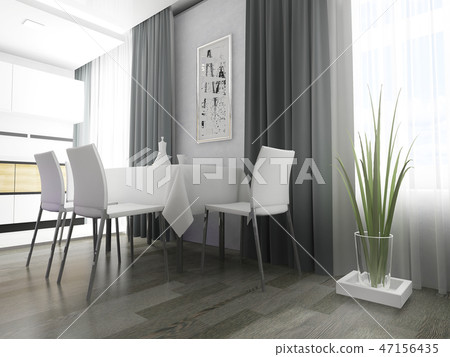 modern domestic Kitchen 47156435