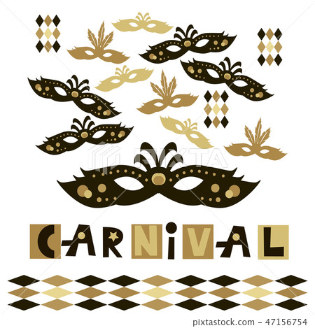 vector, mask, Mardi gras 47156754