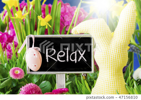 Sunny Spring Flowers, Easter Decoration, Relax 47156810
