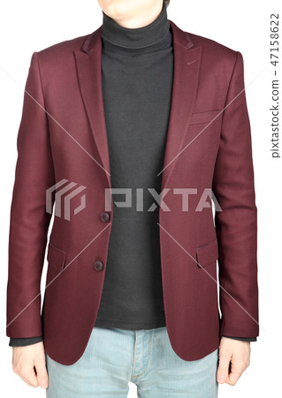 Crimson men blazer in combination with denim pants Crimson men blazer in combination with denim pants 47158622