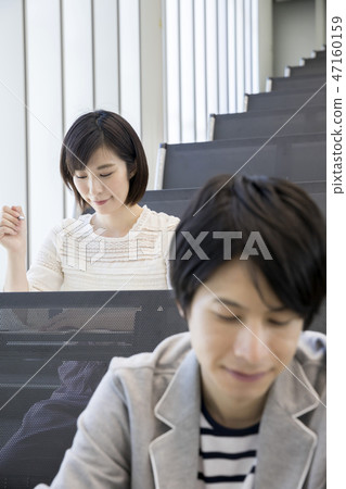 大學校園生活課堂禮堂 47160159