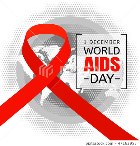 World AIDS Day concept background, flat style World AIDS Day concept background, flat style 47162955
