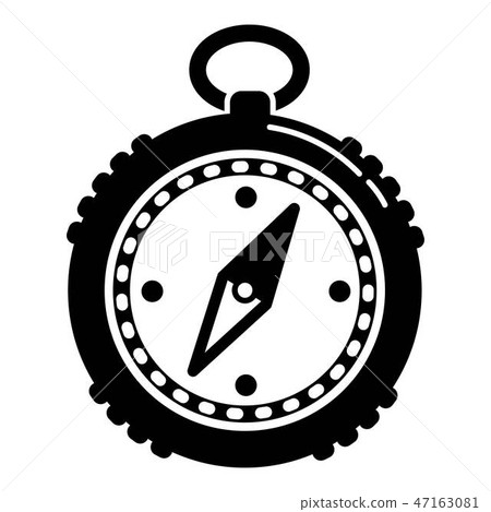 Compass icon, simple style Compass icon, simple style 47163081