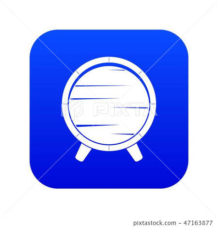 Barrel on legs icon digital blue Barrel on legs icon digital blue 47163877