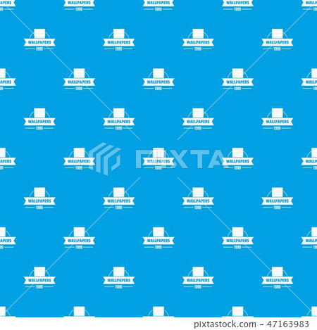 Wallpaper pattern vector seamless blue 47163983
