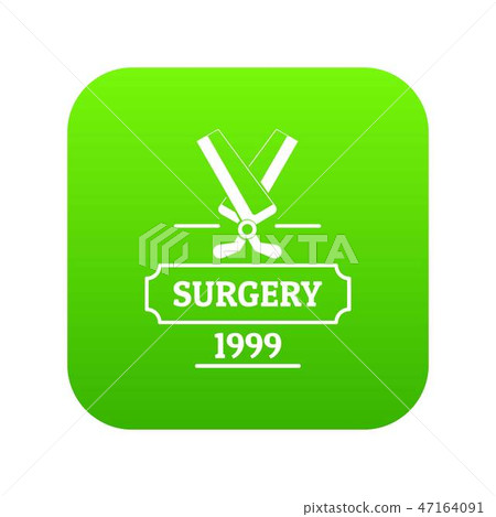 Medicine icon green vector Medicine icon green vector 47164091