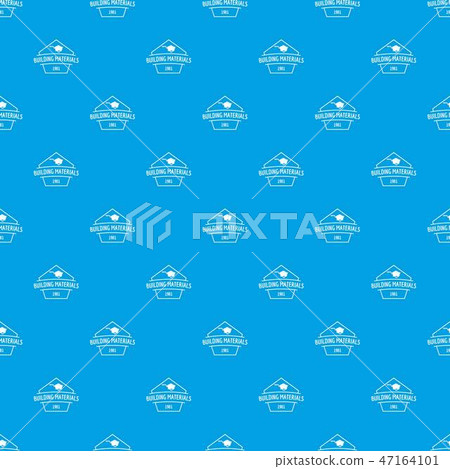 Building materials pattern vector seamless blue 47164101