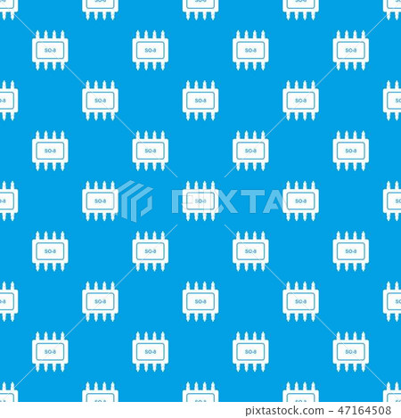 Transistor microchip pattern vector seamless blue - Stock Illustration ...