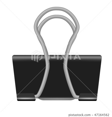 Paper Clip Icon, Realistic Style - Stock Illustration [47164562] - Pixta