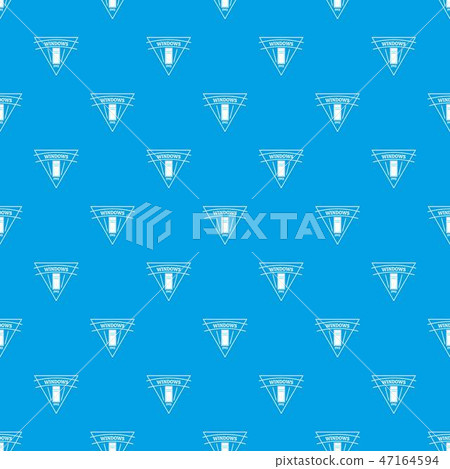 Square window pattern vector seamless blue 47164594