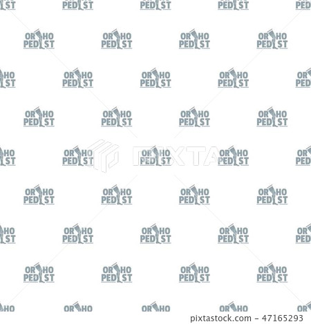 Orthopedic pattern vector seamless 47165293