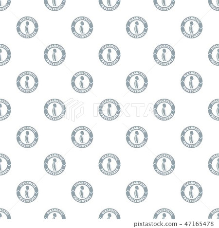 Diagnostic procedures pattern vector seamless 47165478