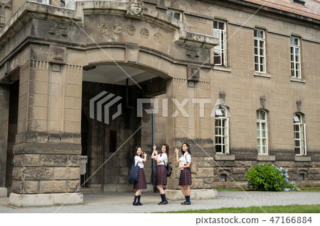 女學生札幌學校旅行札幌市博物館 47166884