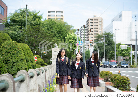 Schoolgirl Sapporo School Trip 47166945