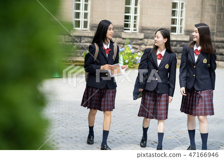 女學生札幌學校旅行札幌市博物館 女學生札幌學校旅行札幌市博物館 47166946