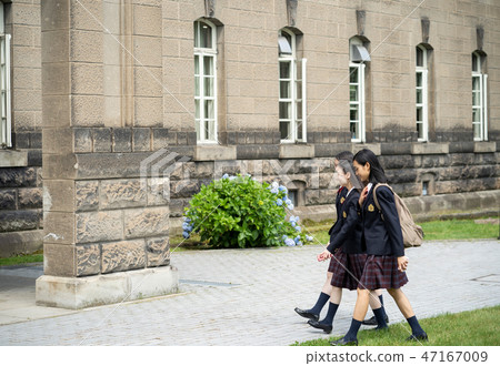 女學生札幌學校旅行札幌市博物館 47167009