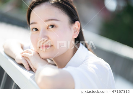 學校女孩高中肖像 學校女孩高中肖像 47167515