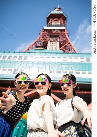 婦女札幌旅行電視塔 47167556