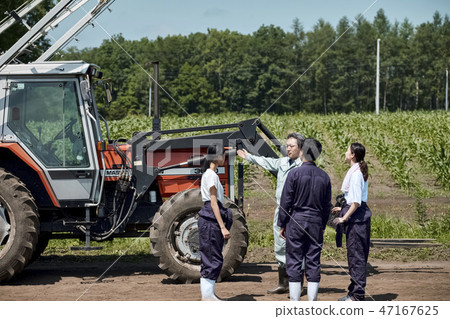 男人和女人農業拖拉機 男人和女人農業拖拉機 47167625