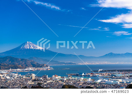 "Shizuoka prefecture" View of Mt. Fuji / Shimizu Port "From Nipponaira" 47169023
