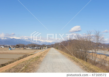 Azumino in winter Azumino in winter 47169572