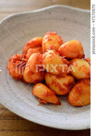 Garlic miso pickles 47170870