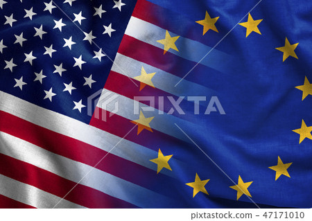 Composite of the American and British flags Composite of the American and British flags 47171010