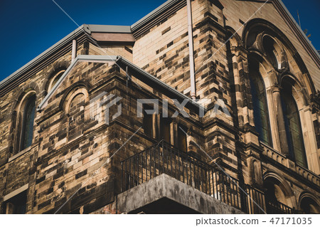 Old Western-style building image color, peripheral light quantity editing Old Western-style building image color, peripheral light quantity editing 47171035