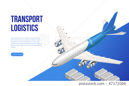 Isometric web design about transport logistics Isometric web design about transport logistics 47172006