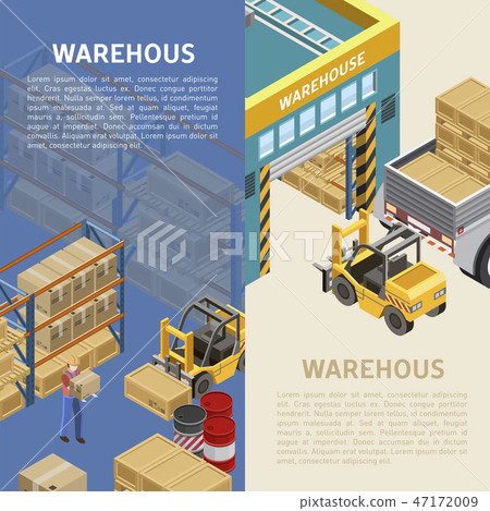 Warehouse illustrations with descriptions Warehouse illustrations with descriptions 47172009