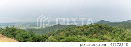 View of Sosha Plain from Onino Castle 47172248