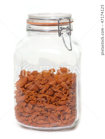 jar with pasta jar with pasta 47174125