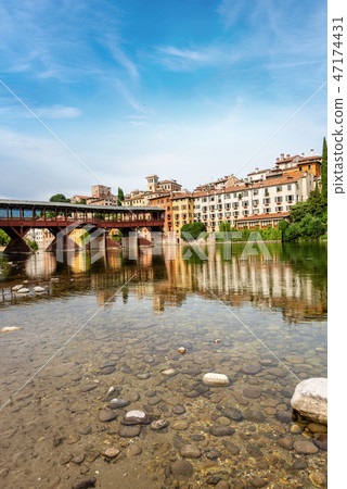 Bassano del Grappa with Bridge of the Alpini 47174431