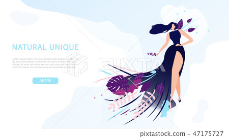 Unique Materials in Clothing Vector Web Banner 47175727