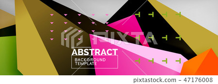 3d polygonal shape geometric background, triangular modern abstract composition 3d polygonal shape geometric background, triangular modern abstract composition 47176008