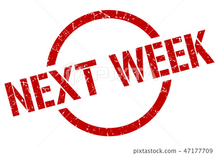 next week stamp - Stock Illustration [47177709] - PIXTA