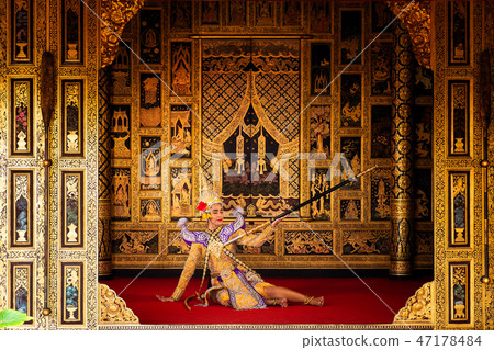 Art culture Thailand Dancing in masked khon 47178484