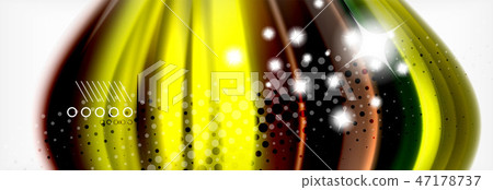 Abstract wave lines liquid fluid rainbow style color stripes background. Artistic illustration for Abstract wave lines liquid fluid rainbow style color stripes background. Artistic illustration for 47178737